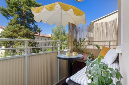 Balkong eller utsiktsbild