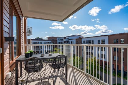 Balkong eller utsiktsbild