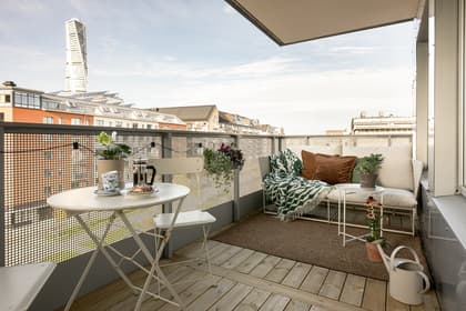 Balkong eller utsiktsbild