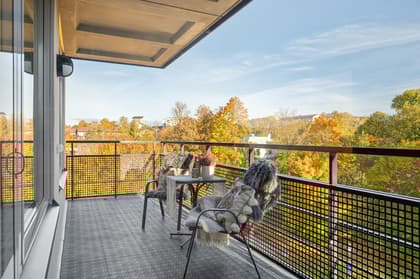 Balkong eller utsiktsbild