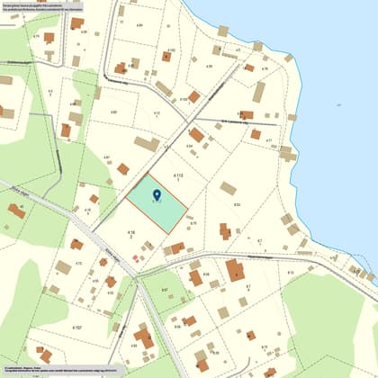 Illustrerad karta över fastigheten eller området