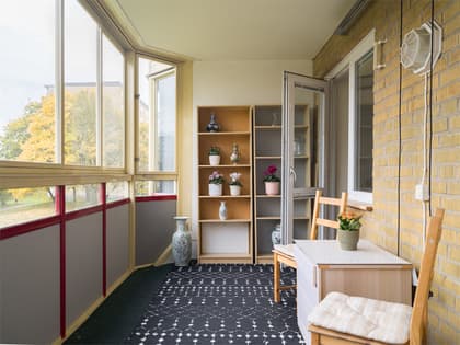 Balkong eller utsiktsbild