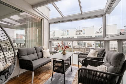 Balkong eller utsiktsbild