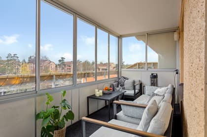 Balkong eller utsiktsbild