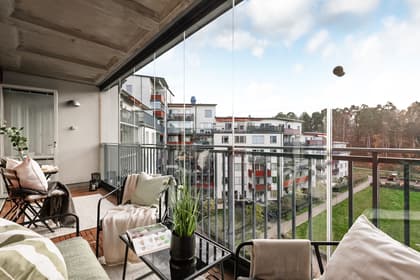 Balkong eller utsiktsbild