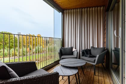 Balkong eller utsiktsbild