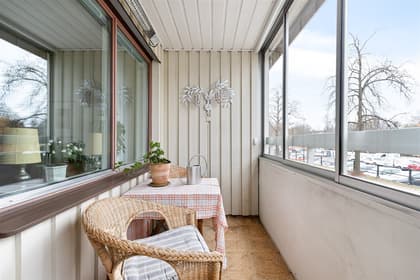 Balkong eller utsiktsbild