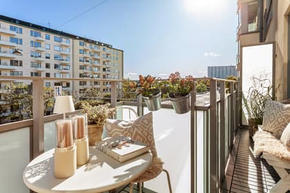 Balkong eller utsiktsbild