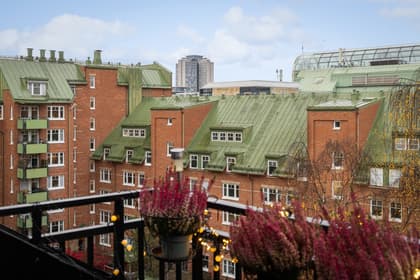 Balkong eller utsiktsbild