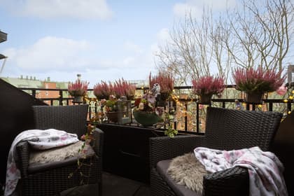 Balkong eller utsiktsbild