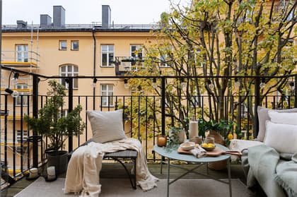 Balkong eller utsiktsbild