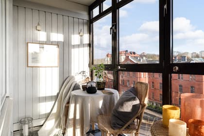 Balkong eller utsiktsbild