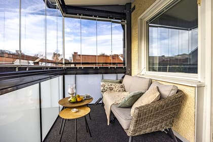 Balkong eller utsiktsbild