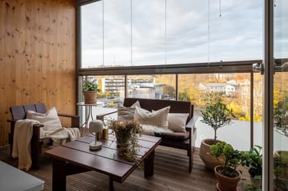 Balkong eller utsiktsbild