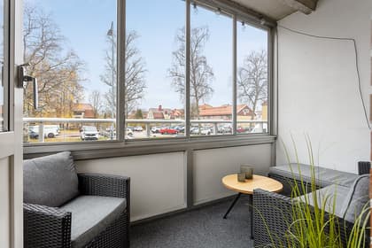 Balkong eller utsiktsbild