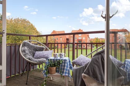 Balkong eller utsiktsbild