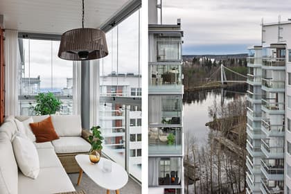 Balkong eller utsiktsbild