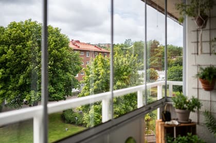 Balkong eller utsiktsbild