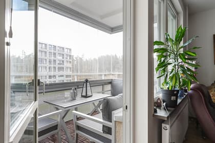 Balkong eller utsiktsbild