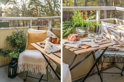 Balkong eller utsiktsbild