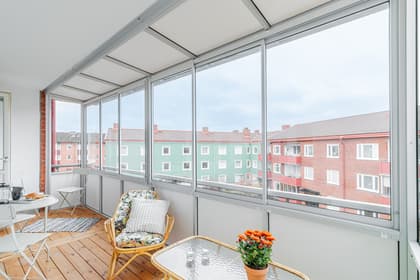 Balkong eller utsiktsbild