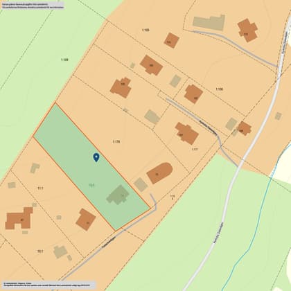 Illustrerad karta över fastigheten eller området