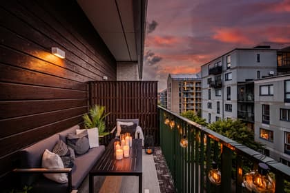 Balkong eller utsiktsbild