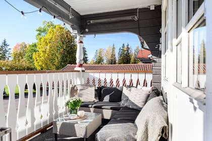 Balkong eller utsiktsbild