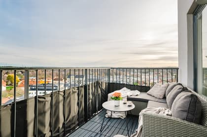 Balkong eller utsiktsbild