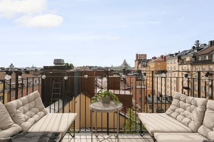 Balkong eller utsiktsbild