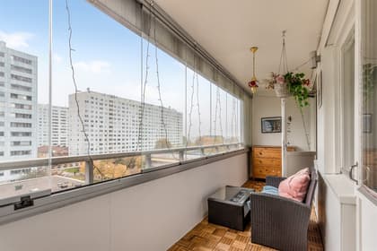 Balkong eller utsiktsbild