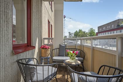 Balkong eller utsiktsbild