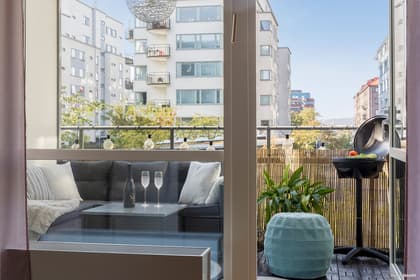 Balkong eller utsiktsbild