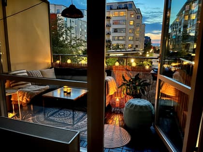 Balkong eller utsiktsbild