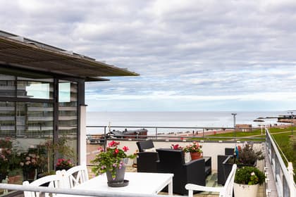 Balkong eller utsiktsbild