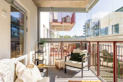 Balkong eller utsiktsbild