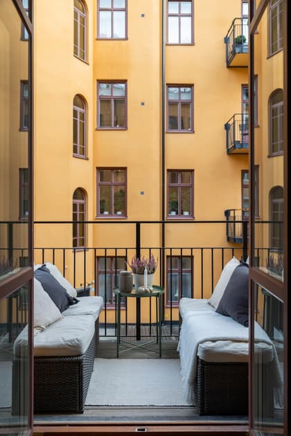 Balkong eller utsiktsbild