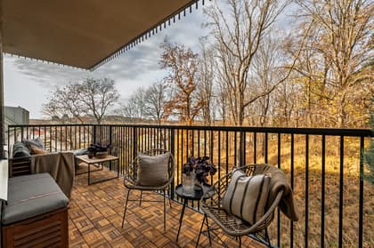 Balkong eller utsiktsbild