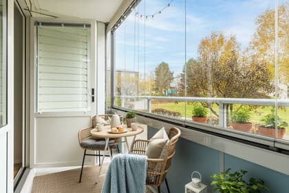 Balkong eller utsiktsbild