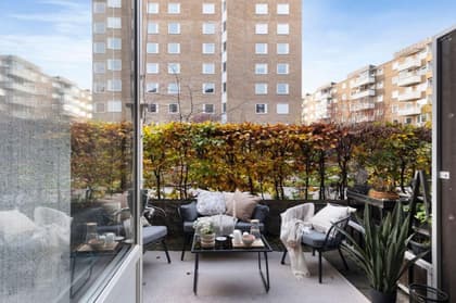 Balkong eller utsiktsbild