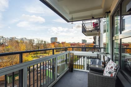 Balkong eller utsiktsbild