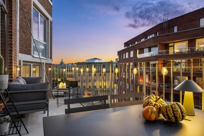 Balkong eller utsiktsbild