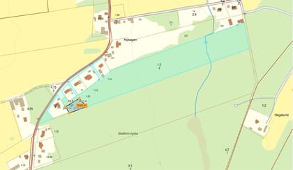 Illustrerad karta över fastigheten eller området