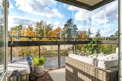 Balkong eller utsiktsbild