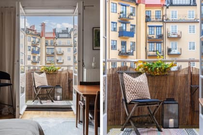 Balkong eller utsiktsbild