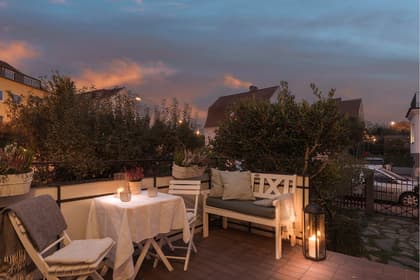 Balkong eller utsiktsbild