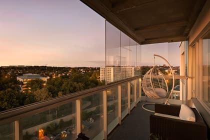 Balkong eller utsiktsbild