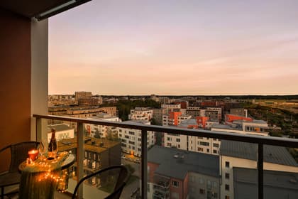 Balkong eller utsiktsbild