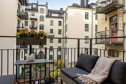 Balkong eller utsiktsbild