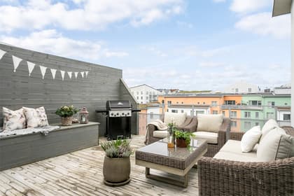 Balkong eller utsiktsbild